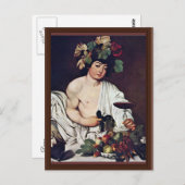 Carte Postale Bacchus Par Michelangelo Merisi Da Caravaggio (Devant / Derrière)