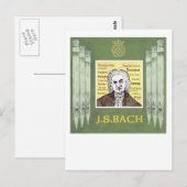 Carte postale BACH (Devant / Derrière)