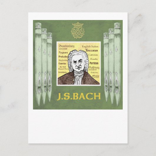 Carte postale BACH (Devant)