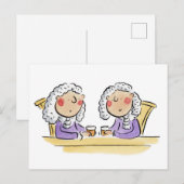 Carte Postale Bach Double (Devant / Derrière)