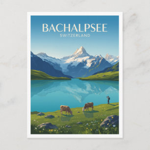 Carte Postale Bachalpsee, Oberland bernois Grindelwald