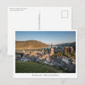 Carte Postale Bacharach Allemagne (Devant / Derrière)