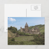 Carte Postale Bacharach, Allemagne, Château de Stahleck, Schloss (Devant / Derrière)