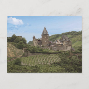 Carte Postale Bacharach, Allemagne, Château de Stahleck, Schloss
