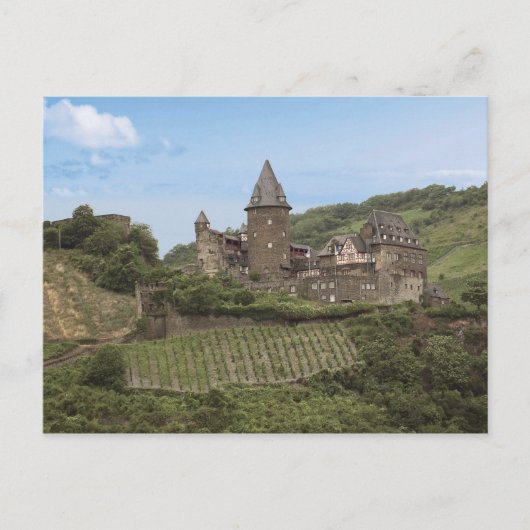 Carte Postale Bacharach, Allemagne, Château de Stahleck, Schloss (Devant)