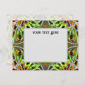 Carte postale Bachelor Button (Devant / Derrière)