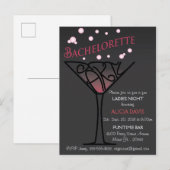 Carte Postale Bachelorette invitation (Devant / Derrière)