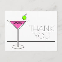 Bachelorette Pink Martini Cocktail Merci