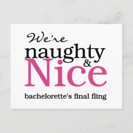 Carte Postale Bachelorettes Final Fling Rose