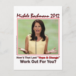 Carte Postale Bachmann 2012 - comment cet espoir et ce changemen