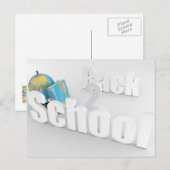 Carte postale Back 2 School (Devant / Derrière)