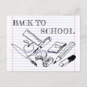 Carte Postale Back to school (Devant)