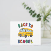Carte Postale Back to school postcard (Debout devant)