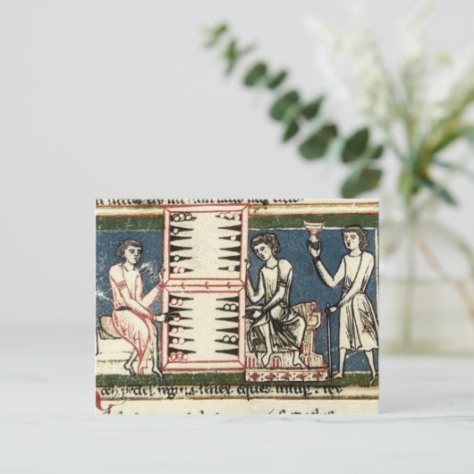 Carte Postale Backgammon (Debout devant)