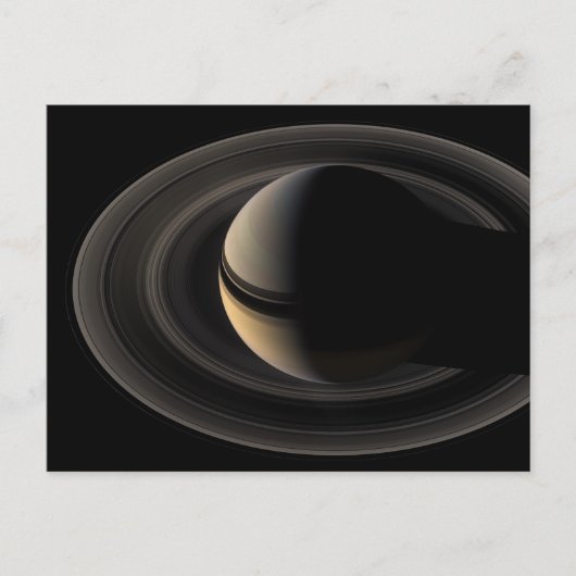 Carte Postale Backlit_Saturn_from_Cassini_Orbiter_2007_May_9 (Devant)