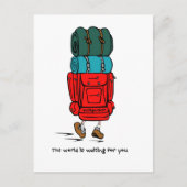 Carte Postale Backpacker (Devant)