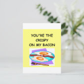 CARTE POSTALE BACON (Debout devant)