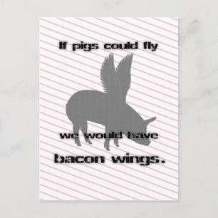 Carte Postale bacon