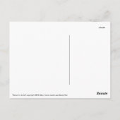 Carte Postale Bacon à faire (Dos)