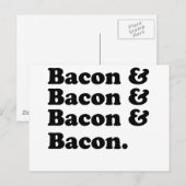 Carte Postale Bacon & Bacon & Bacon & Bacon & Bacon - Bacon est (Devant / Derrière)