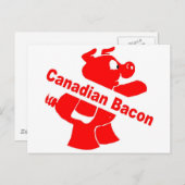 Carte Postale Bacon canadien (Devant / Derrière)