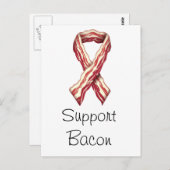 Carte Postale Bacon de support (Devant / Derrière)