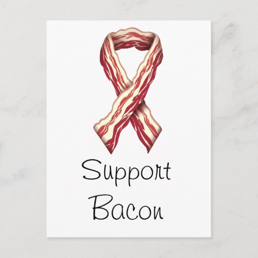 Carte Postale Bacon de support (Devant)