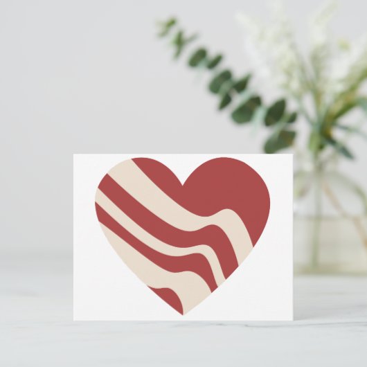 Carte Postale Bacon Heart (Debout devant)