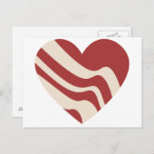 Carte Postale Bacon Heart (Devant / Derrière)