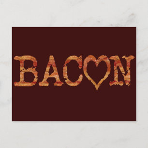 Carte Postale Bacon LOVE