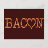 Carte Postale Bacon LOVE (Devant)
