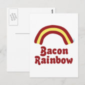 Carte Postale Bacon Rainbow (Devant / Derrière)