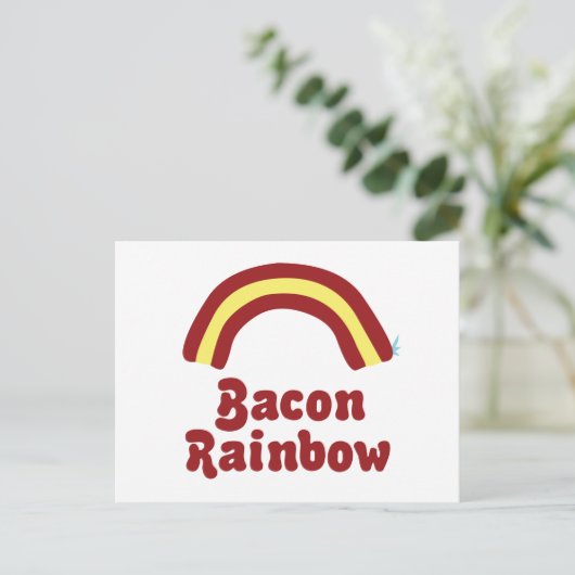 Carte Postale Bacon Rainbow (Debout devant)