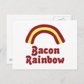Carte Postale Bacon Rainbow (Devant / Derrière)