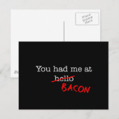 Carte Postale Bacon, Tu M'As Vu (Devant / Derrière)