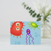 Carte Postale Bactérie (Debout devant)