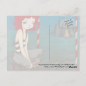 Carte Postale Bad Clown goth horreur (Dos)