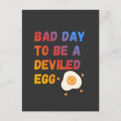 Carte Postale Bad Day to Be a Deviled Egg (Devant)