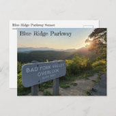 Carte Postale Bad Fork Valley Vue sur Sunset (Devant / Derrière)