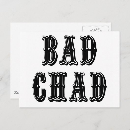 Carte Postale Bad Tchad (Devant / Derrière)