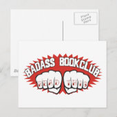 Carte Postale Badass Bookclub (Devant / Derrière)
