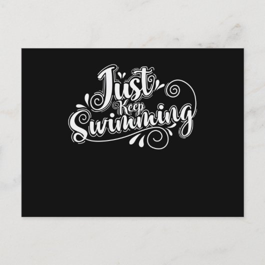 Carte Postale Baden Ne Cesse Pas De Nager (Devant)