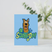 Carte Postale Badge de caractère Empreinte de patte Scooby-Doo (Debout devant)
