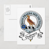 Carte Postale Badge de clan Chalmers (Devant / Derrière)