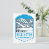 Carte Postale Badge de ski de Killington (Debout devant)