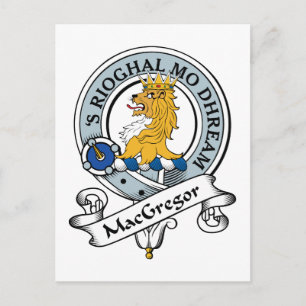 Carte Postale Badge du clan MacGregor