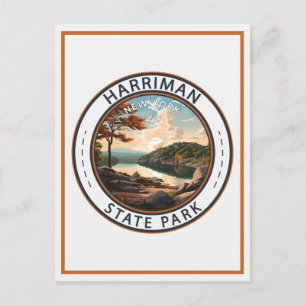 Carte Postale Badge du Harriman State Park New York