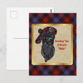 Carte Postale Badge et tatan du clan Brown (Devant / Derrière)