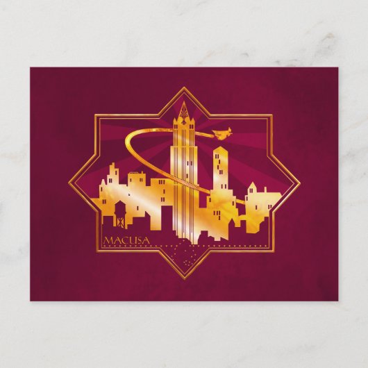 Carte Postale Badge graphique MACUSA™ (Devant)