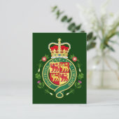 Carte Postale Badge royal du Pays de Galles (Debout devant)